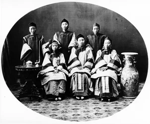Dames célestes, Shanghai, vers 1870
